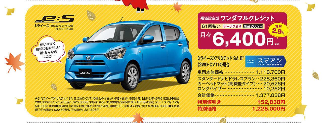 京セレクション！限定車