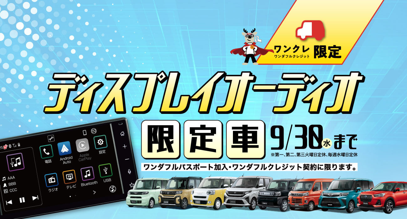 ディスプレイオーディオ限定車