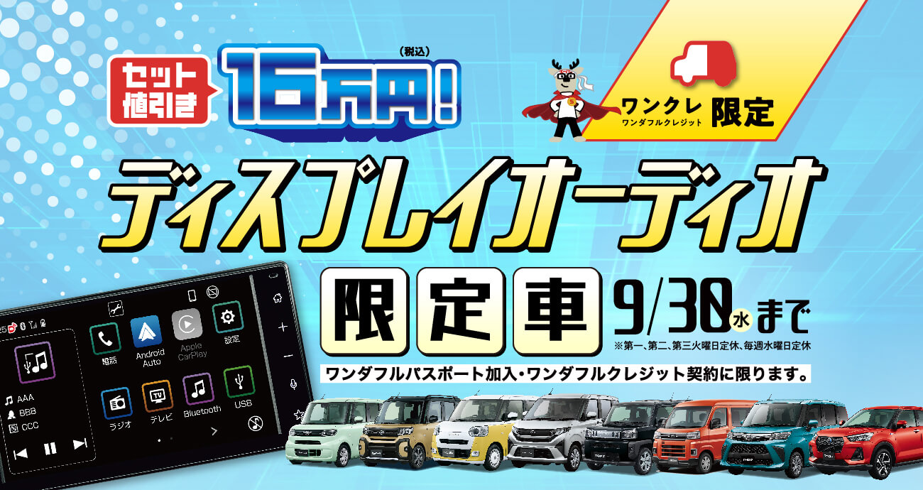 ディスプレイオーディオ限定車